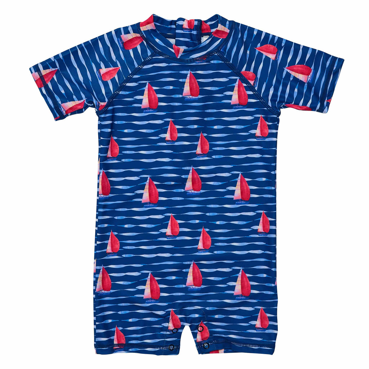 Sailboat Rock SS Sunsuit - HoneyBug