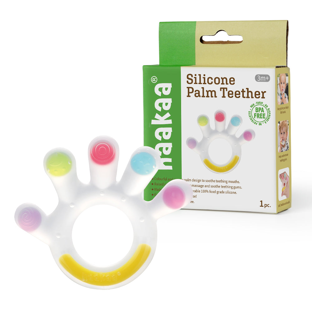 Haakaa Silicone Palm Teether - HoneyBug