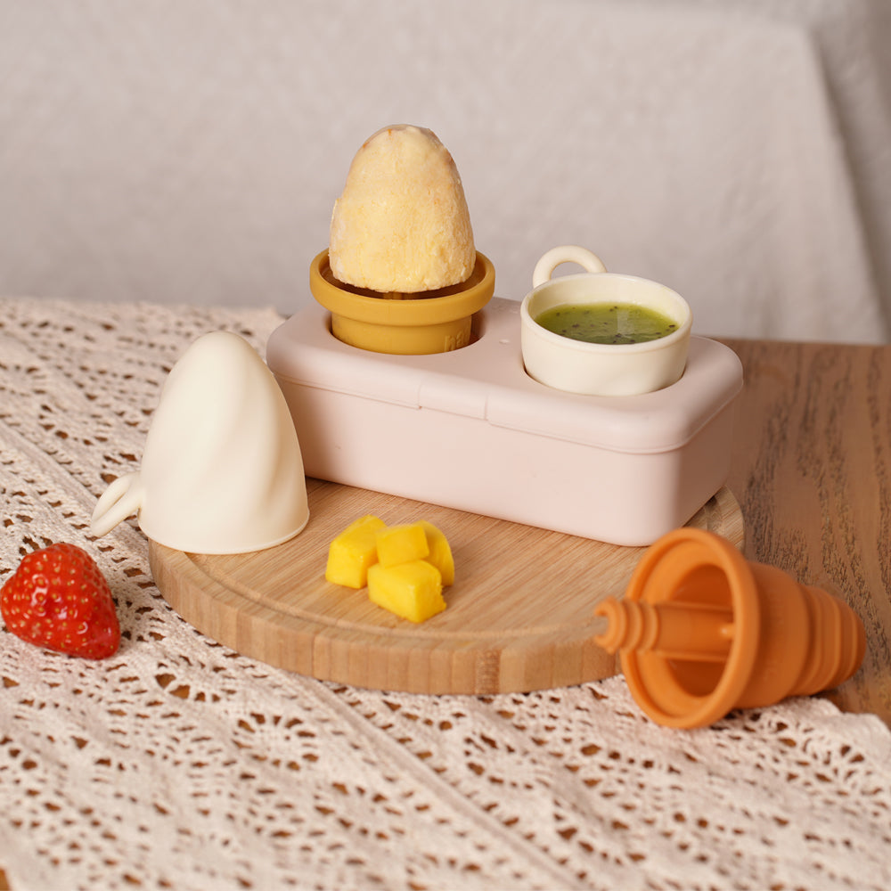 Haakaa Freeze-N-Sip Ice Cream Mould Set - HoneyBug