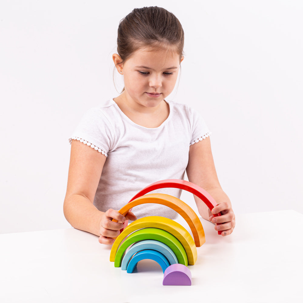 Wooden Stacking Rainbow - Small - HoneyBug