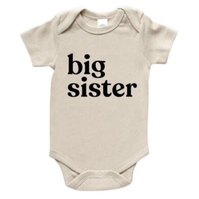 Big Sister Organic Baby Bodysuit - HoneyBug