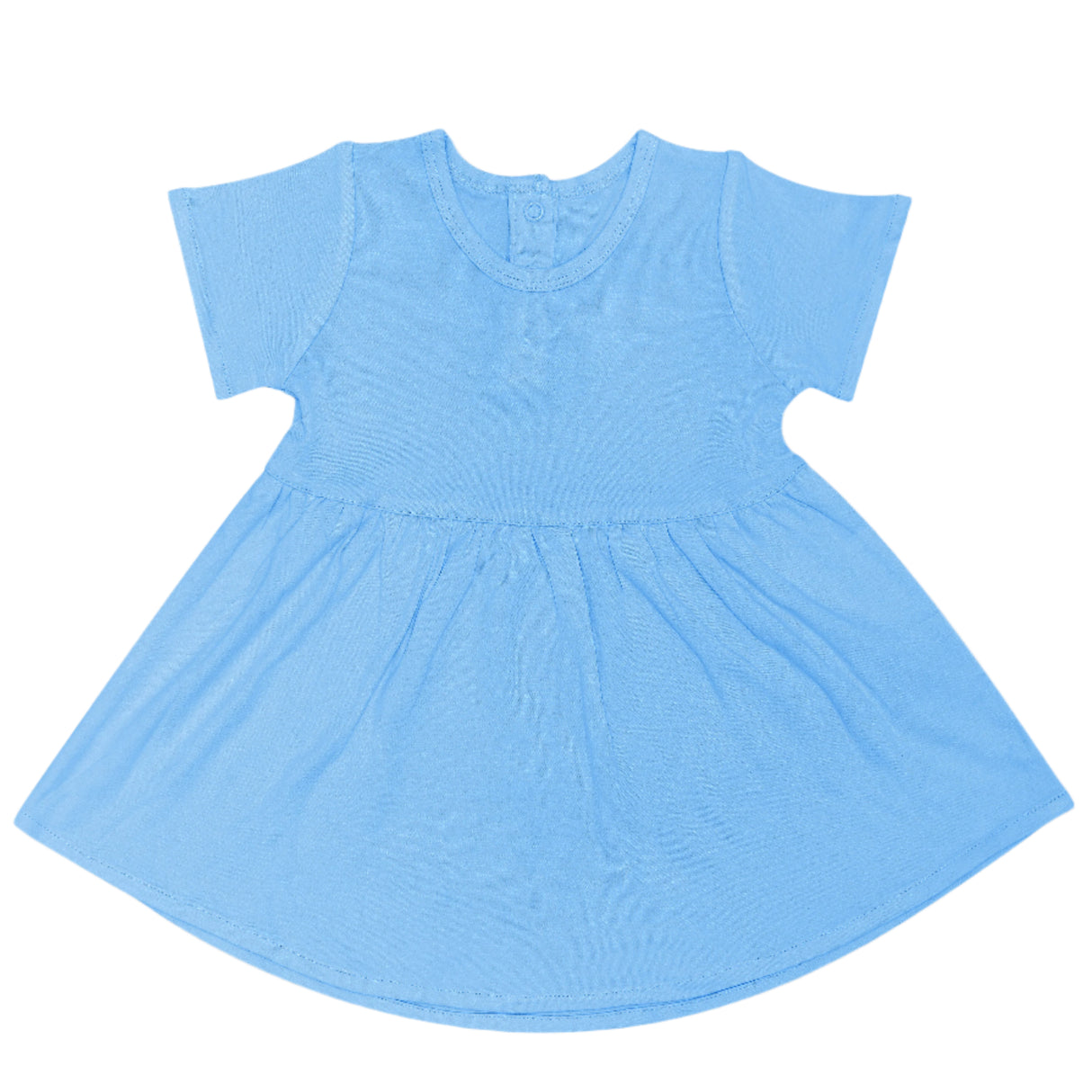 Bamboo Blend Dress - Baby Blue - HoneyBug