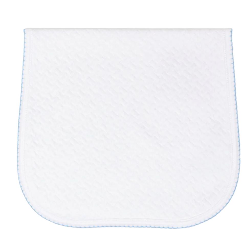 Basket Weave Baby Burp Cloth - HoneyBug
