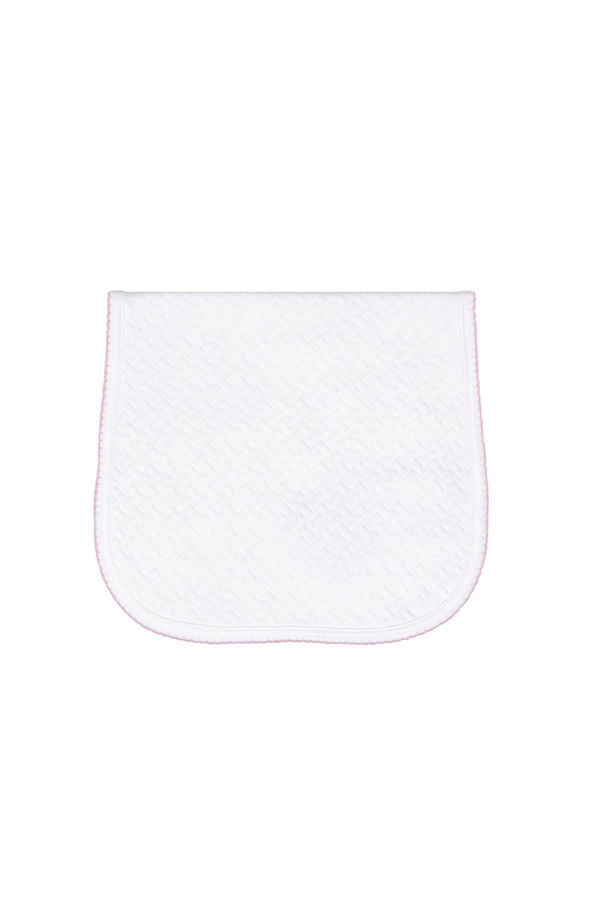 Basket Weave Baby Burp Cloth - HoneyBug