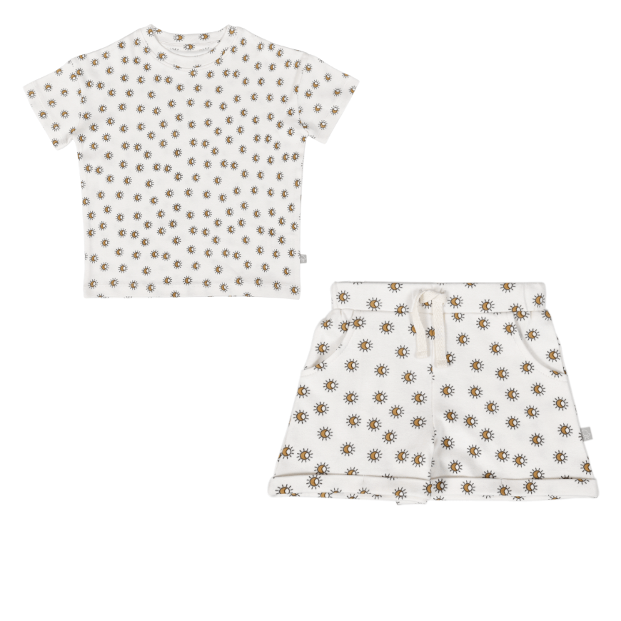 shirt & short set | sun ray - HoneyBug