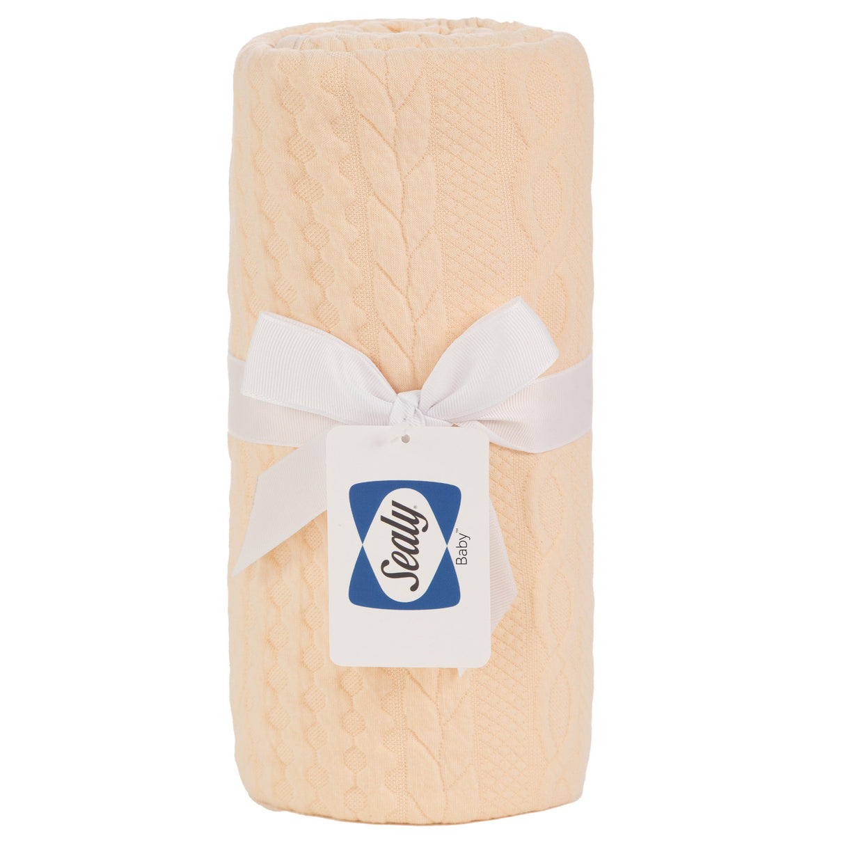 Sealy Baby Knit Blanket - Camel Sand - HoneyBug