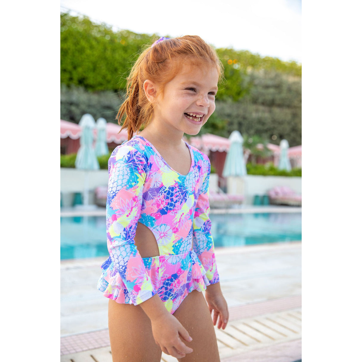 Pink Pearl One Piece Swimsuit - HoneyBug