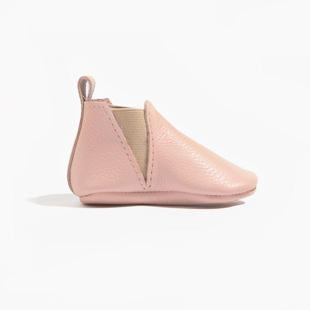 Blush Chelsea Boot Baby Shoe - HoneyBug