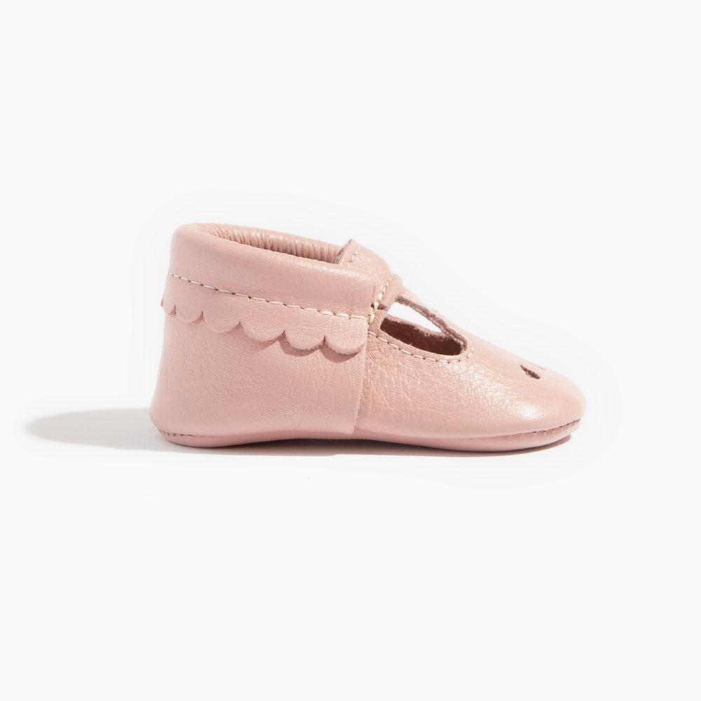 Blush Mary Jane Baby Shoe - HoneyBug