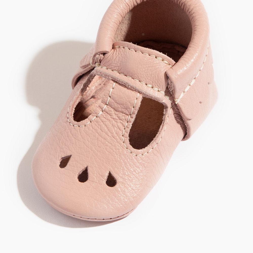 Blush Mary Jane Baby Shoe - HoneyBug