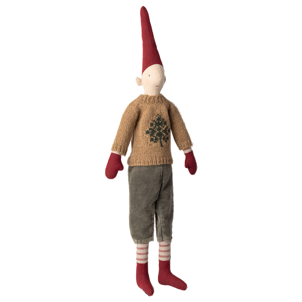 Pixy, Size 3 - Boy - Pants and Knitted Sweater - HoneyBug