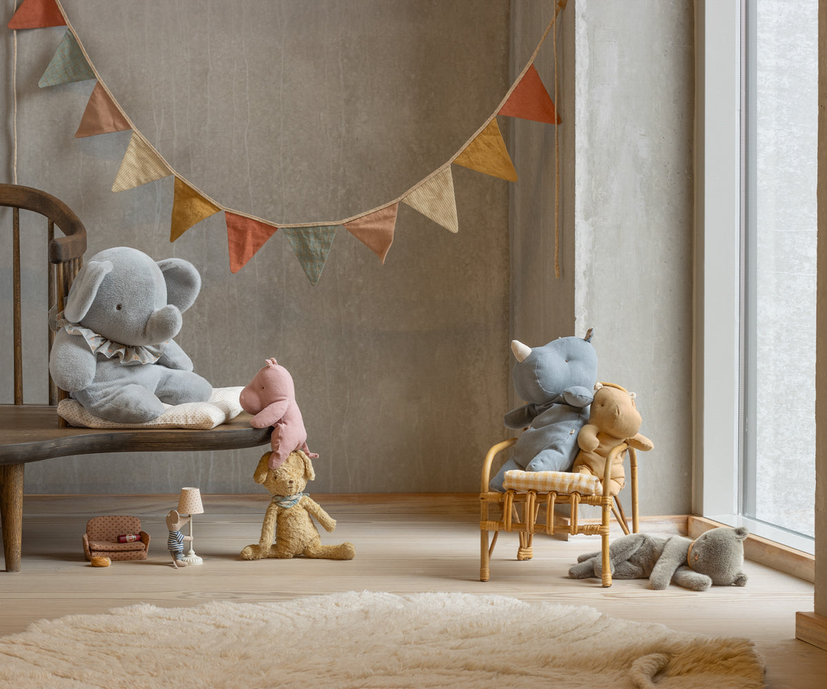 Rhino, Medium - Dusty Blue - HoneyBug