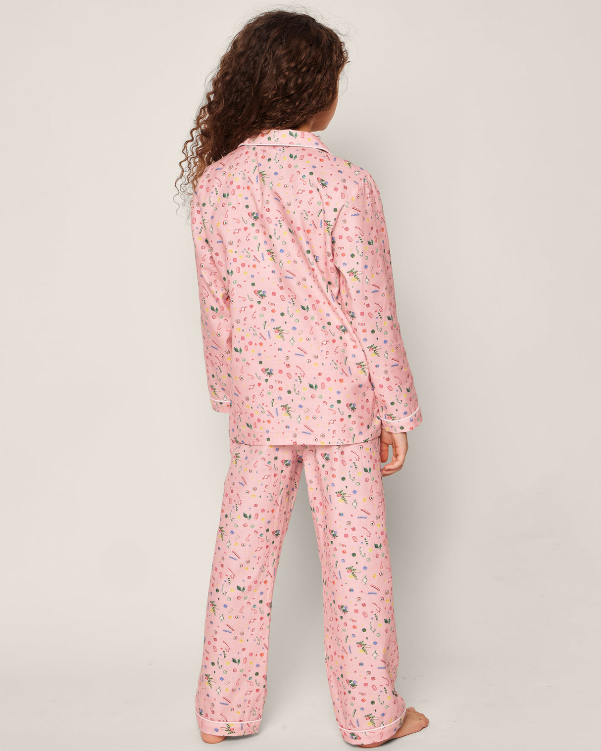 Kid's Twill Pajama Set in Vintage Sweets - HoneyBug