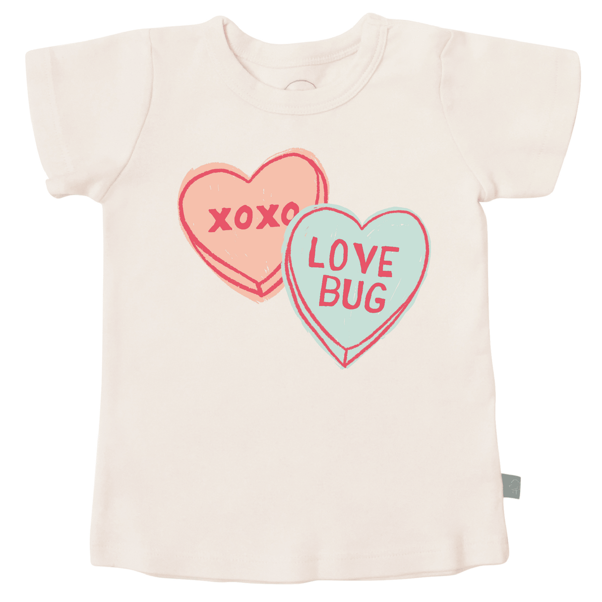 graphic tee | candy hearts