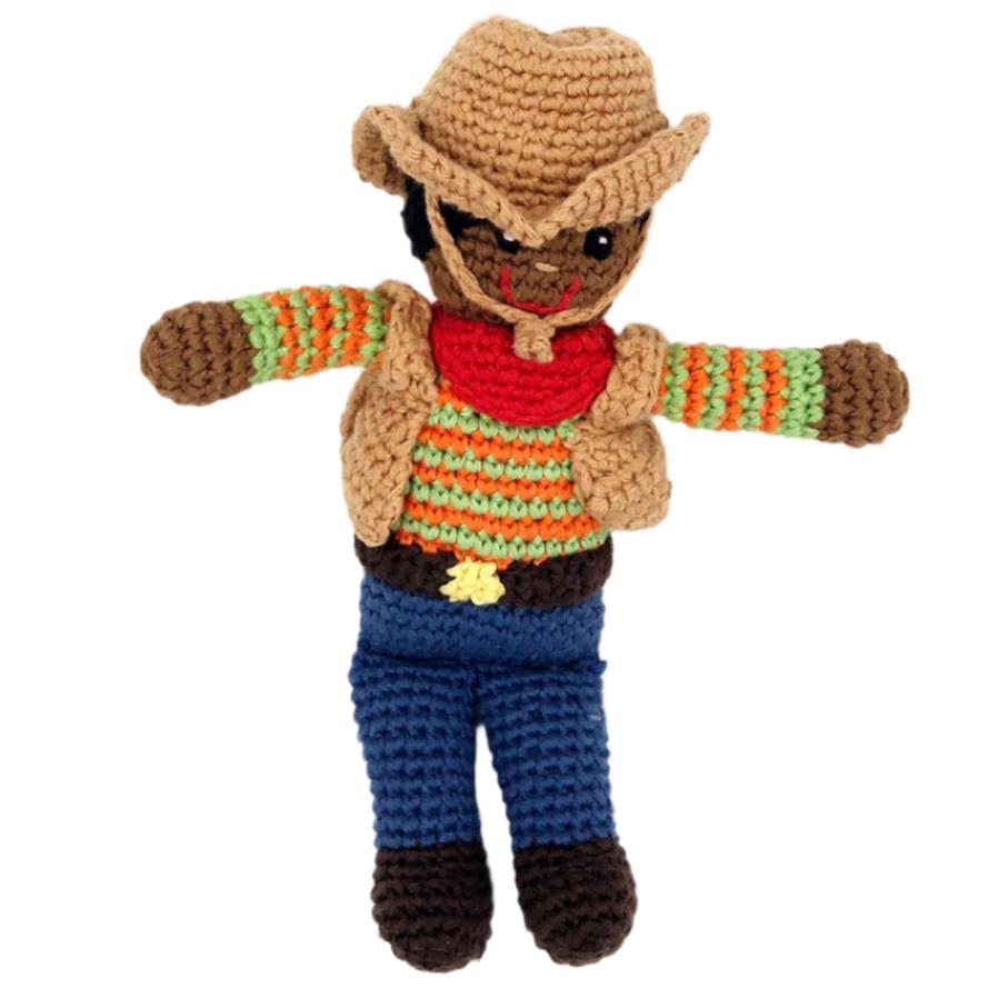 Cowboy Rattle with Hat - HoneyBug