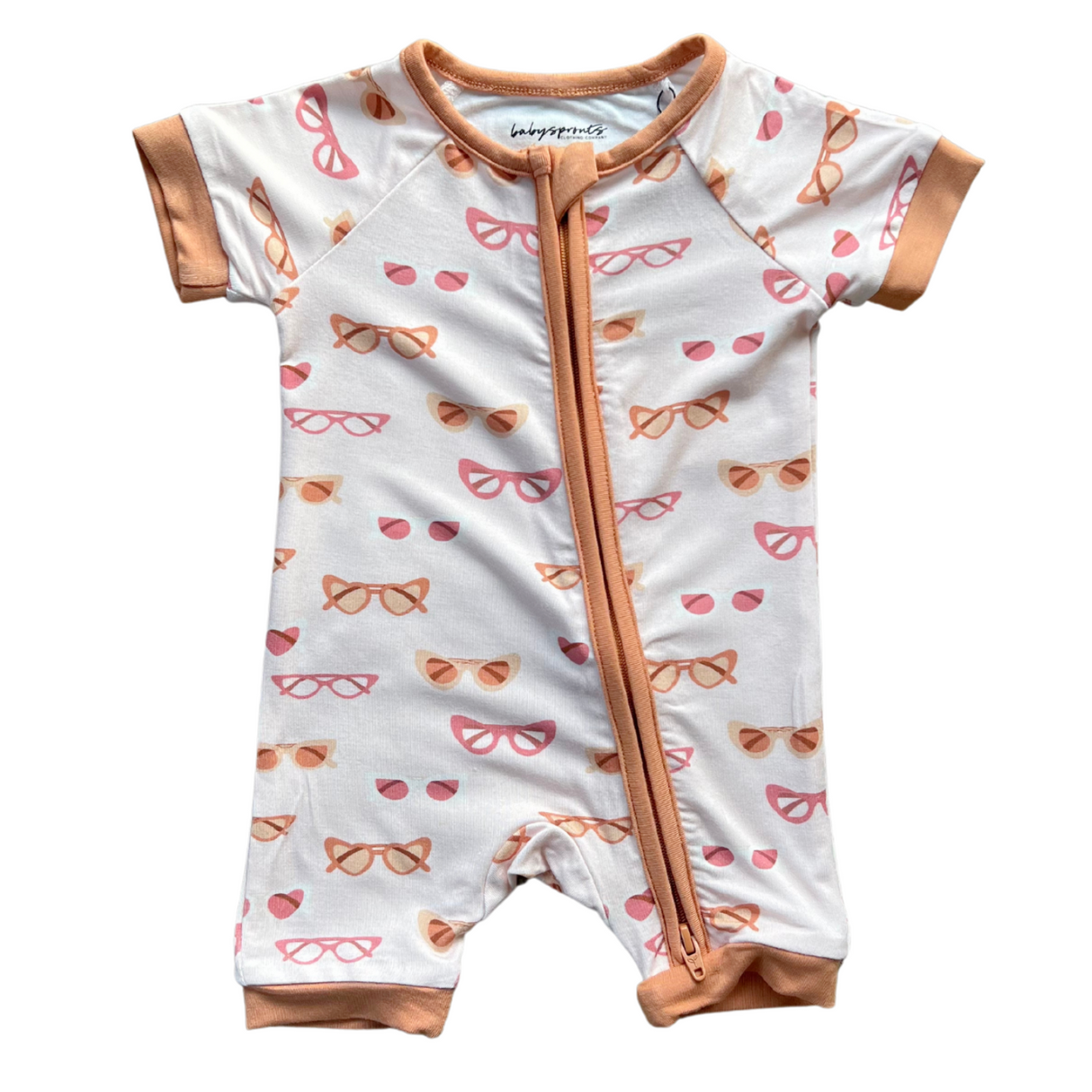 Summer Zip Romper - HoneyBug