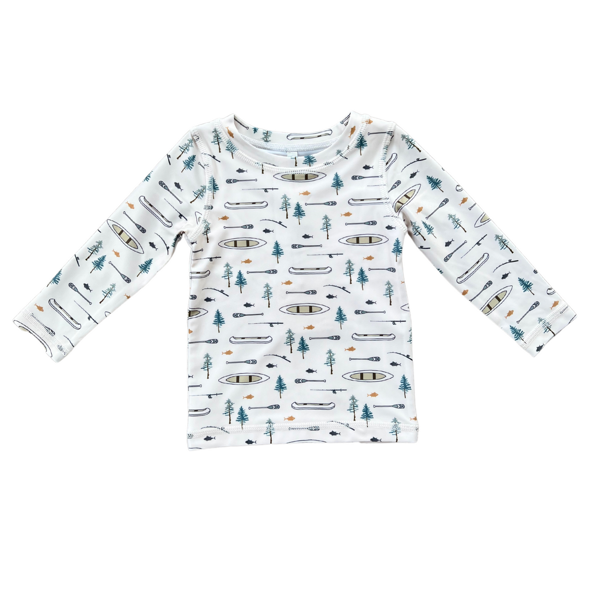 Long Sleeve Rash Guard Swim Shirt - HoneyBug
