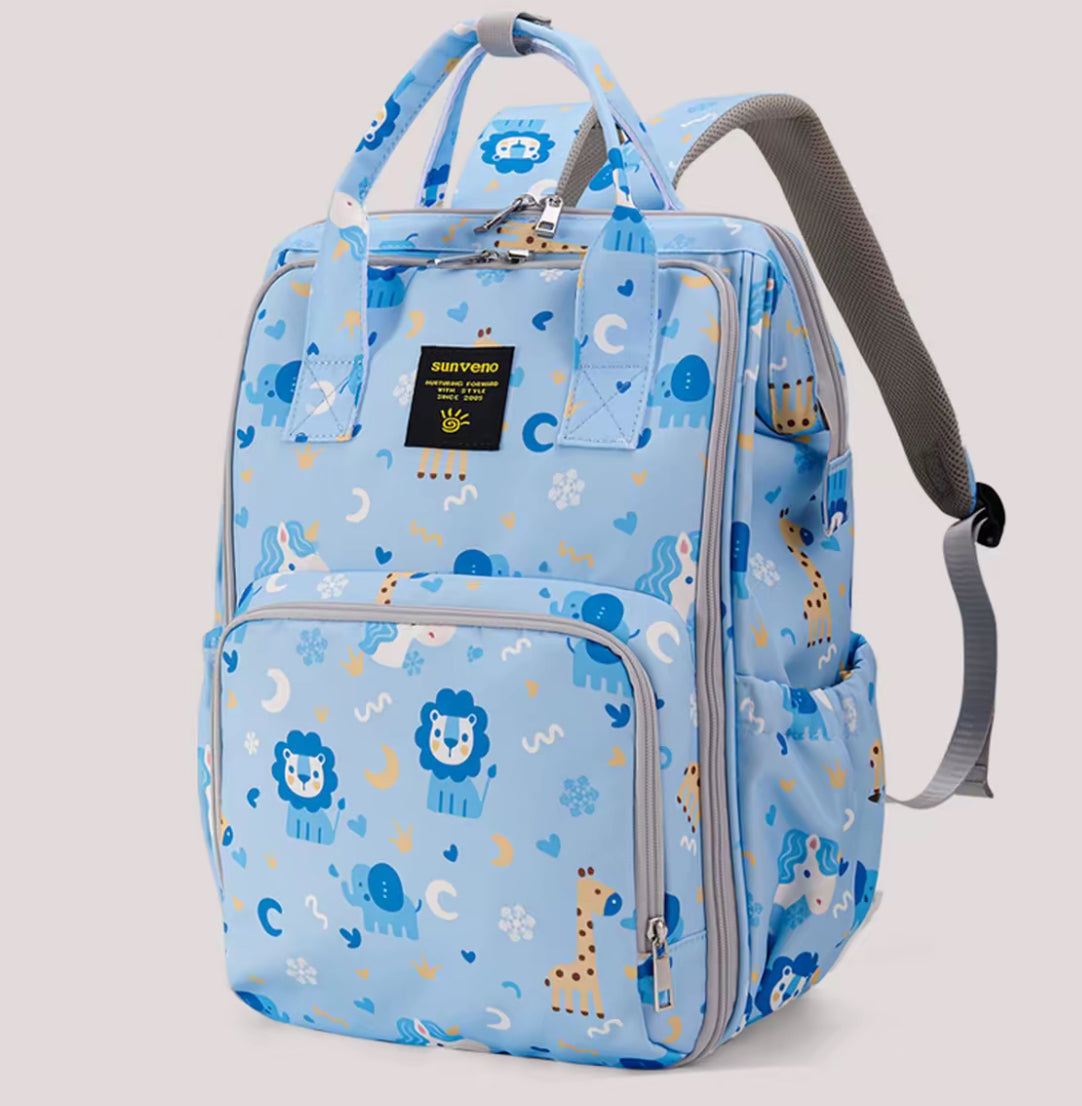 Open-Wide Diaper Backpack