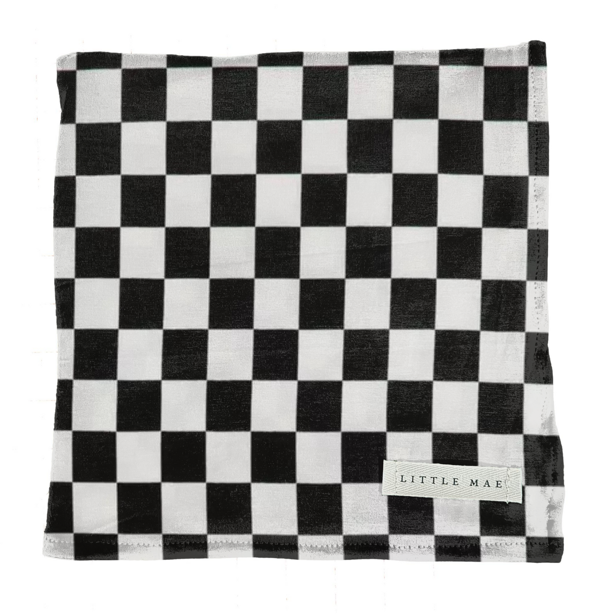 Race Black & White Checkered Stretch Swaddle
