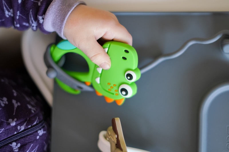 Dino Silicone Teething Toy - HoneyBug