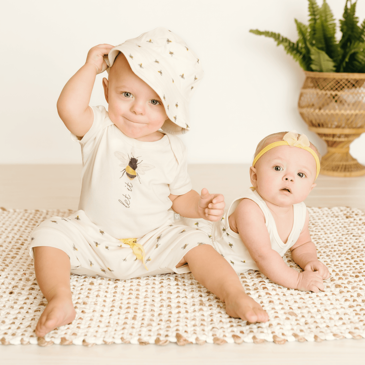 graphic bodysuit | let it bee - HoneyBug