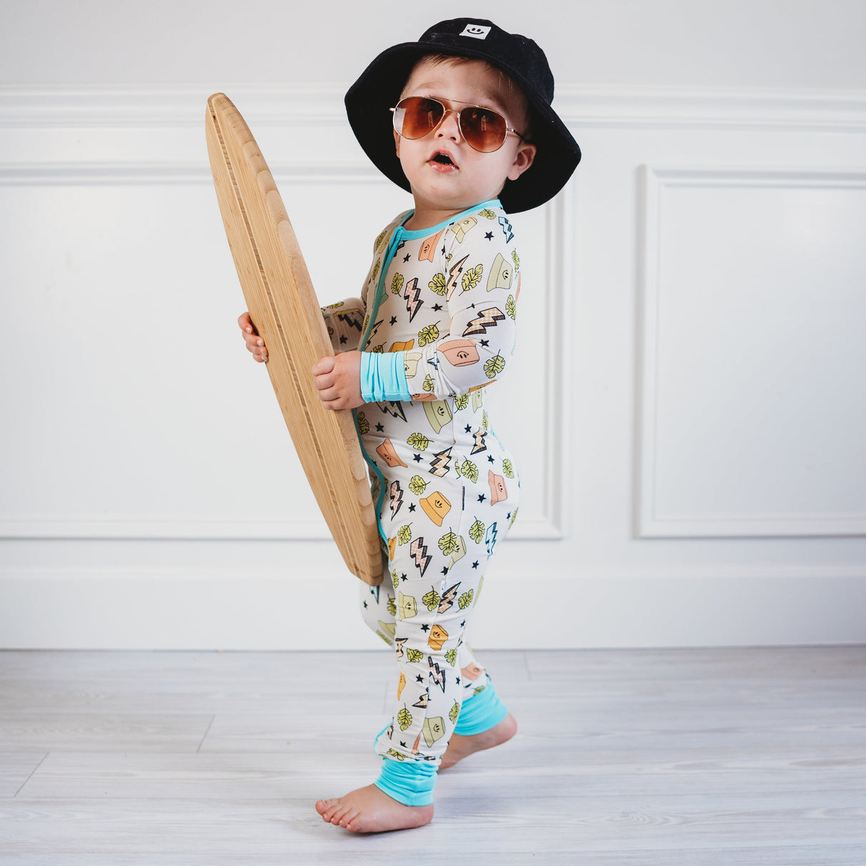 BOLTING TO THE BEACH DREAM ROMPER - HoneyBug