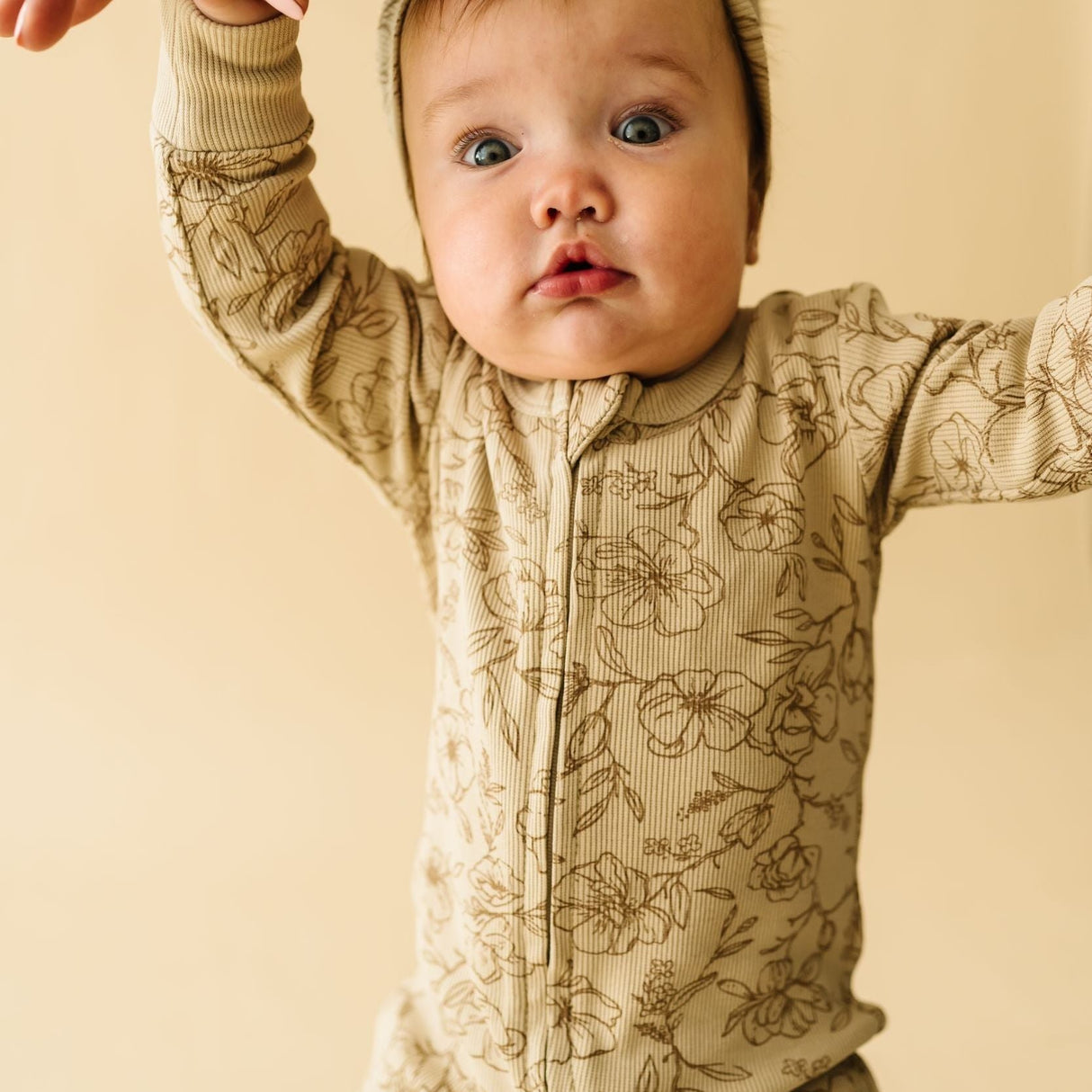 Organic Headwrap - Vintage Bloom - HoneyBug