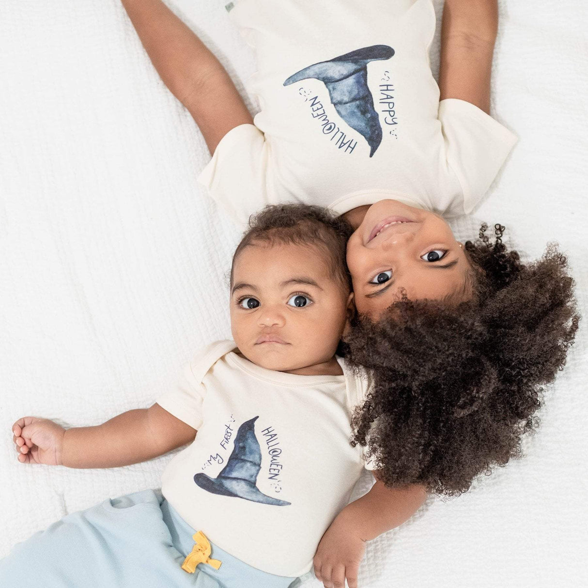 graphic bodysuit | my first halloween hat - HoneyBug