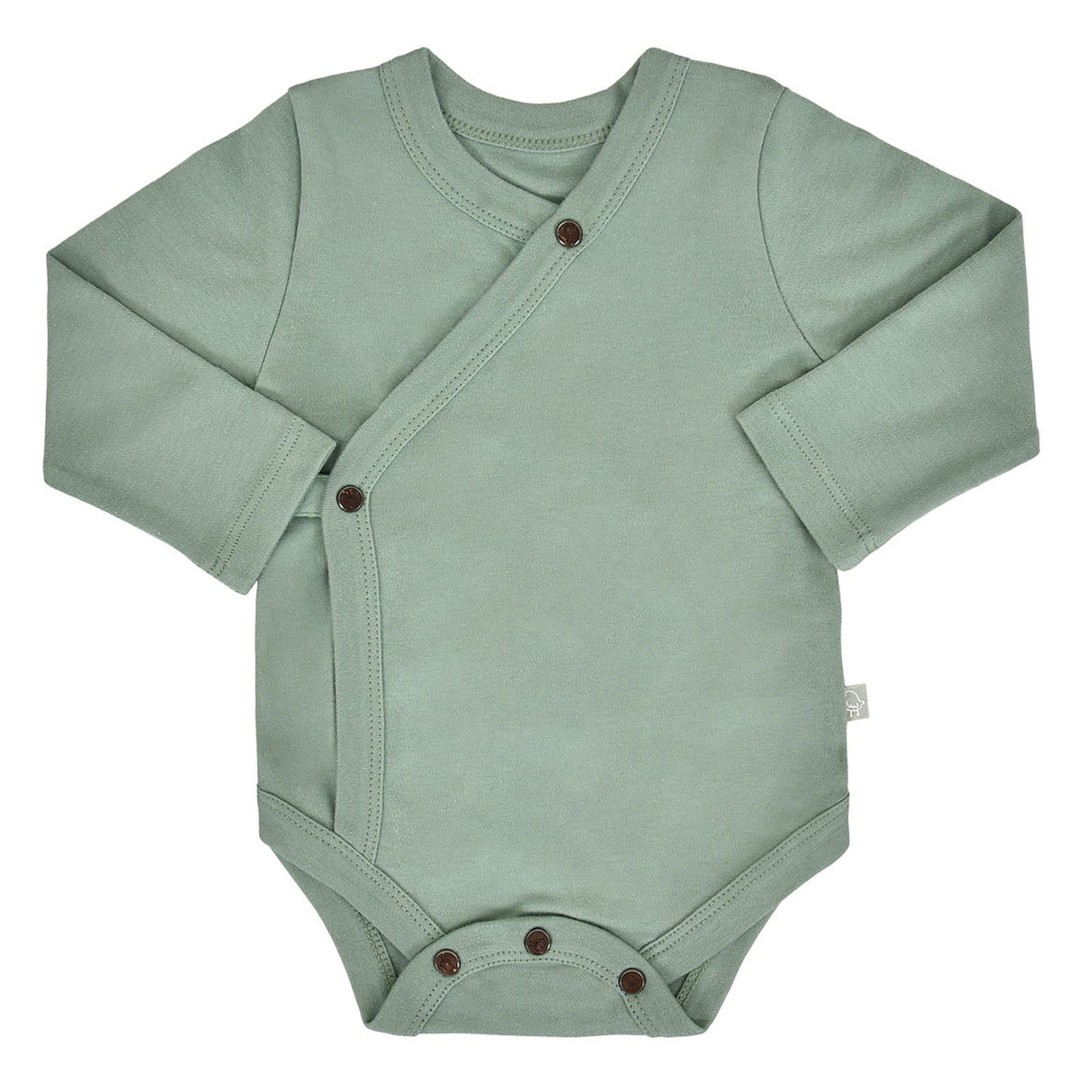 long bodysuit | Basil Green - HoneyBug