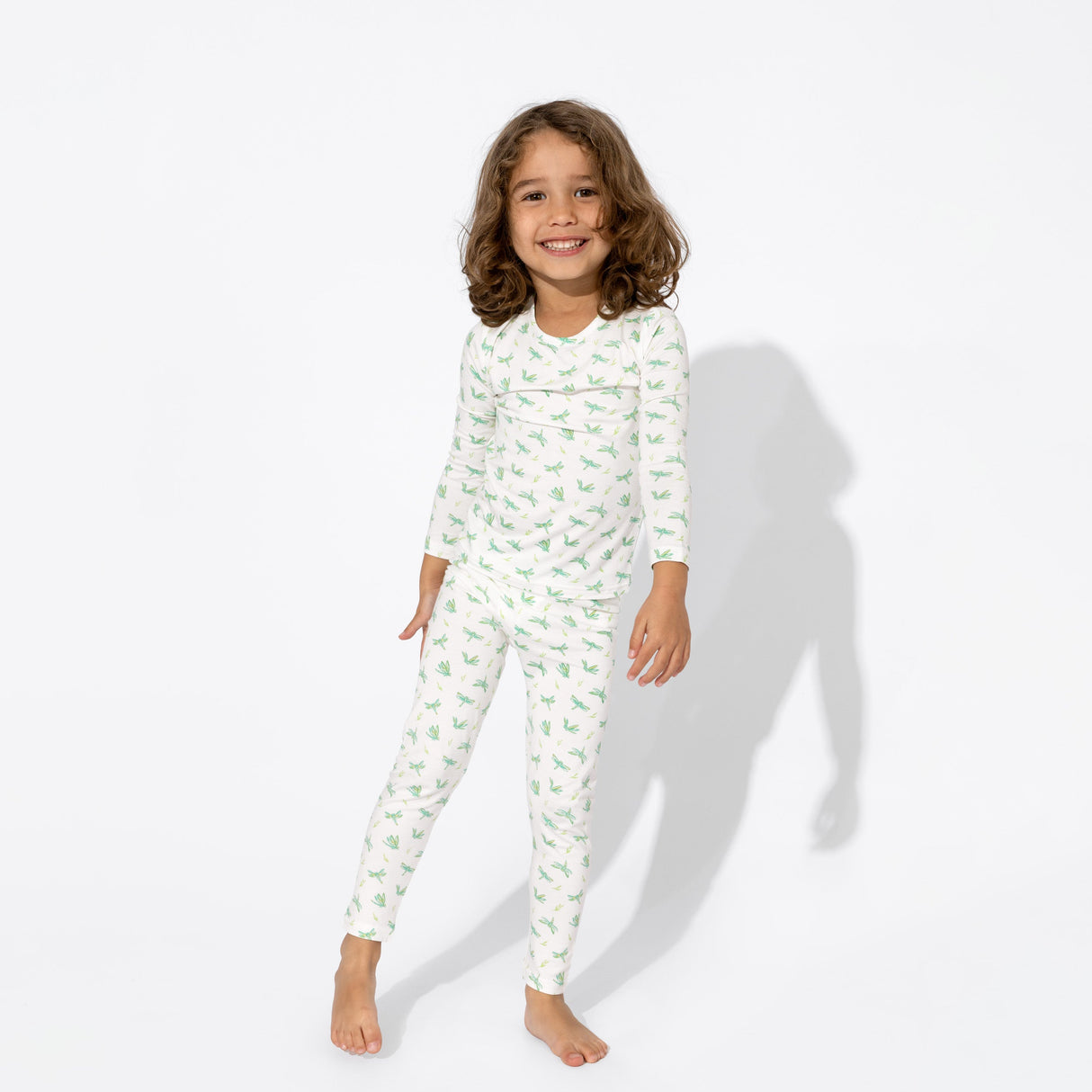 Dragonfly Bamboo Kids Pajamas - HoneyBug
