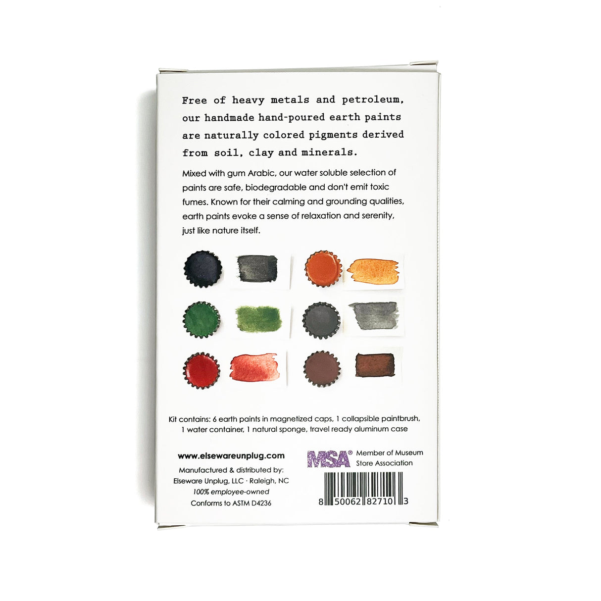 Earth Paints – Handmade – Set of 6 Natural Colors
