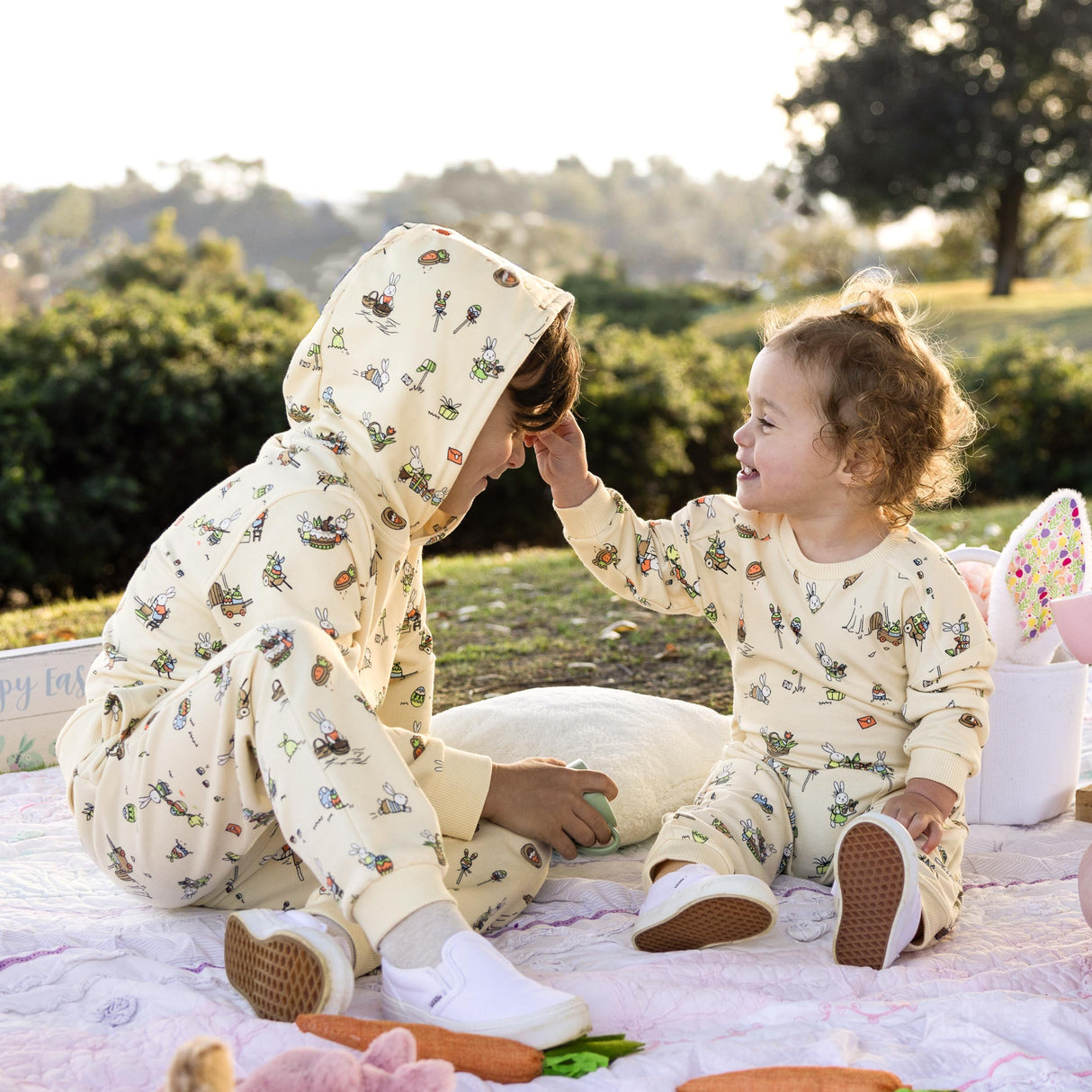 Bunny Workshop French Terry Daywear Romper - HoneyBug