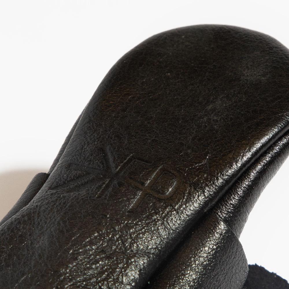 Ebony Knotted Bow Baby Shoe - HoneyBug