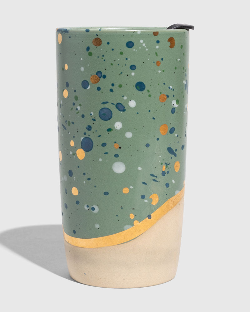 10 oz. Insulated Stoneware Travel Mug - HoneyBug