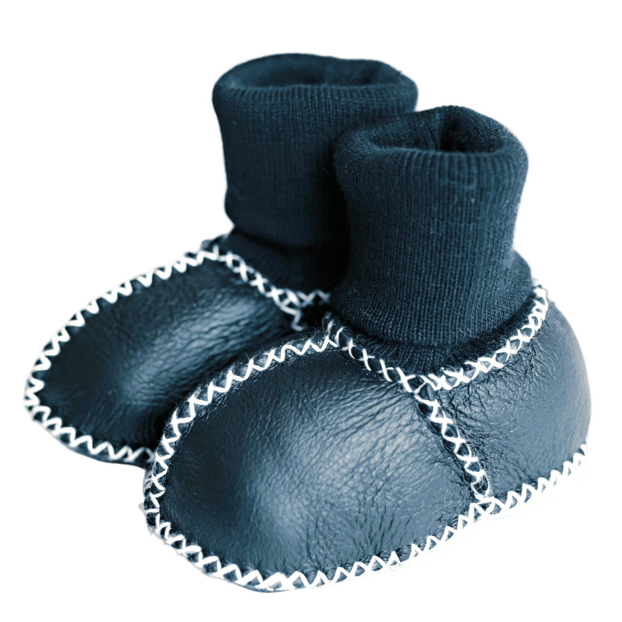 cozy booties | navy - HoneyBug