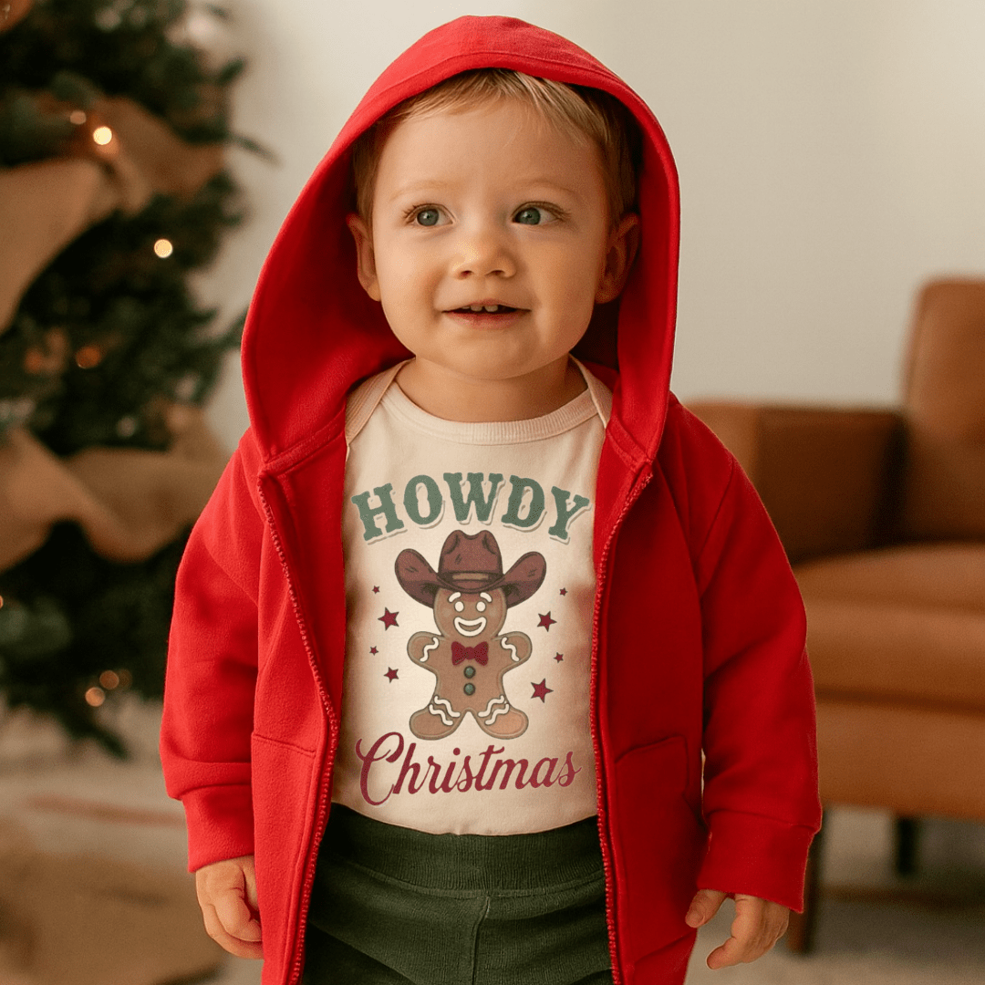 graphic tee | howdy gingerbread christmas - HoneyBug