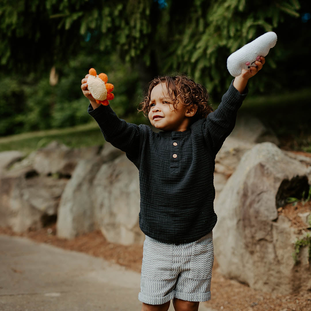 Friendly Cloud Rattle - HoneyBug