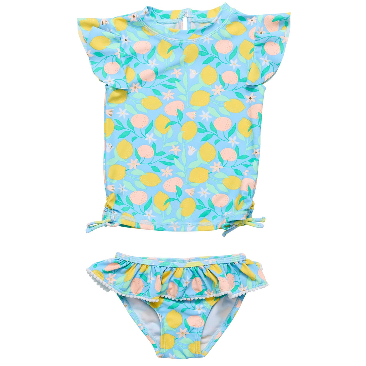 Lemon Drops SS Ruffle Set - HoneyBug