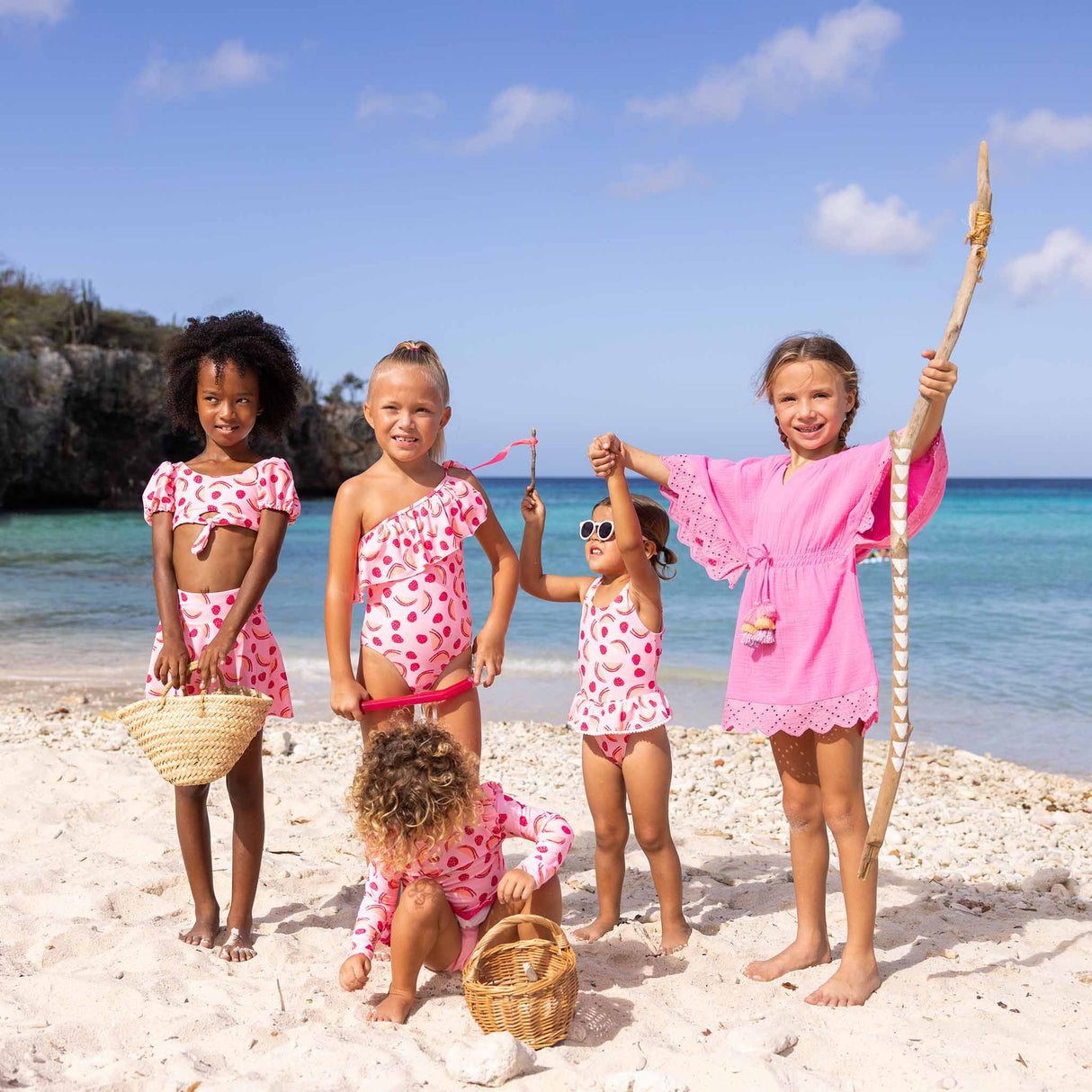 Berry Sweet Swim Skirt - HoneyBug