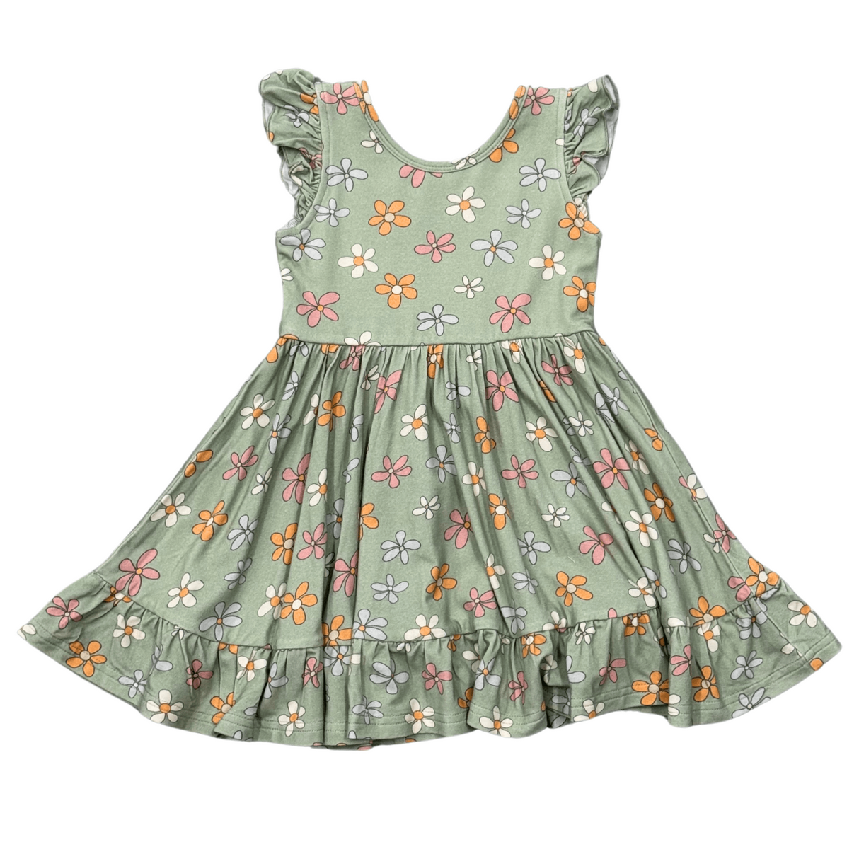 Girl's Sleeveless Twirl Dress
