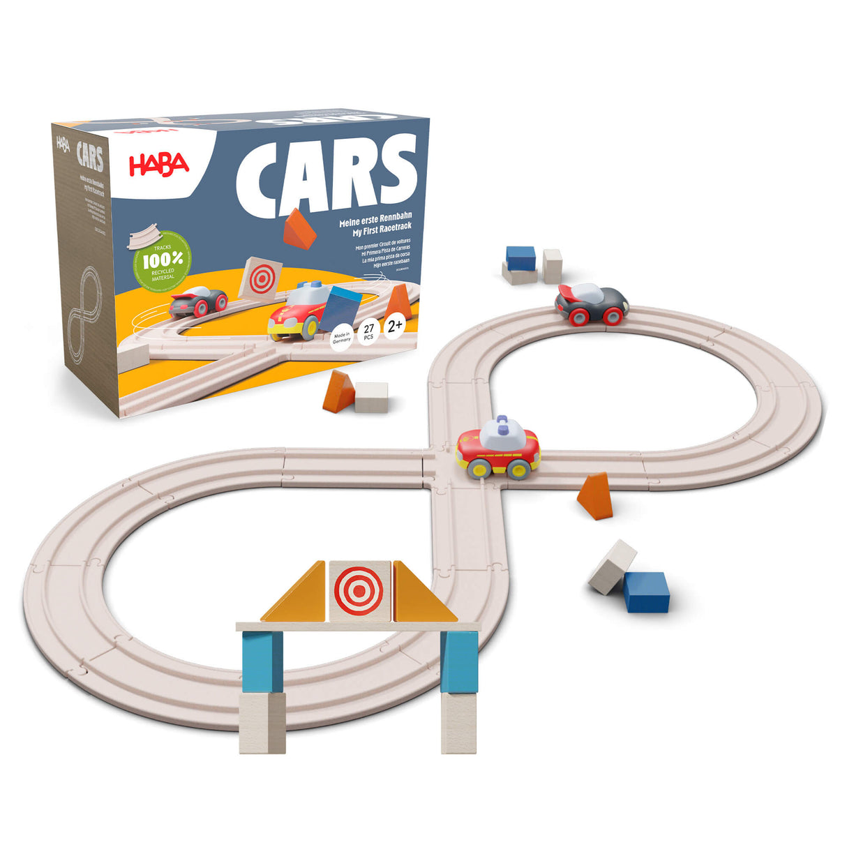 HABA Cars - My First Racetrack - HoneyBug