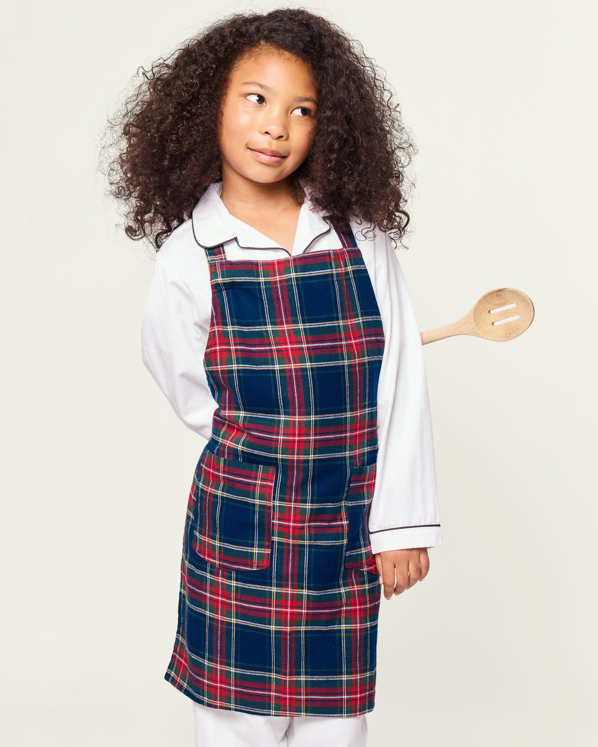 Kid's Apron in Windsor Tartan - HoneyBug