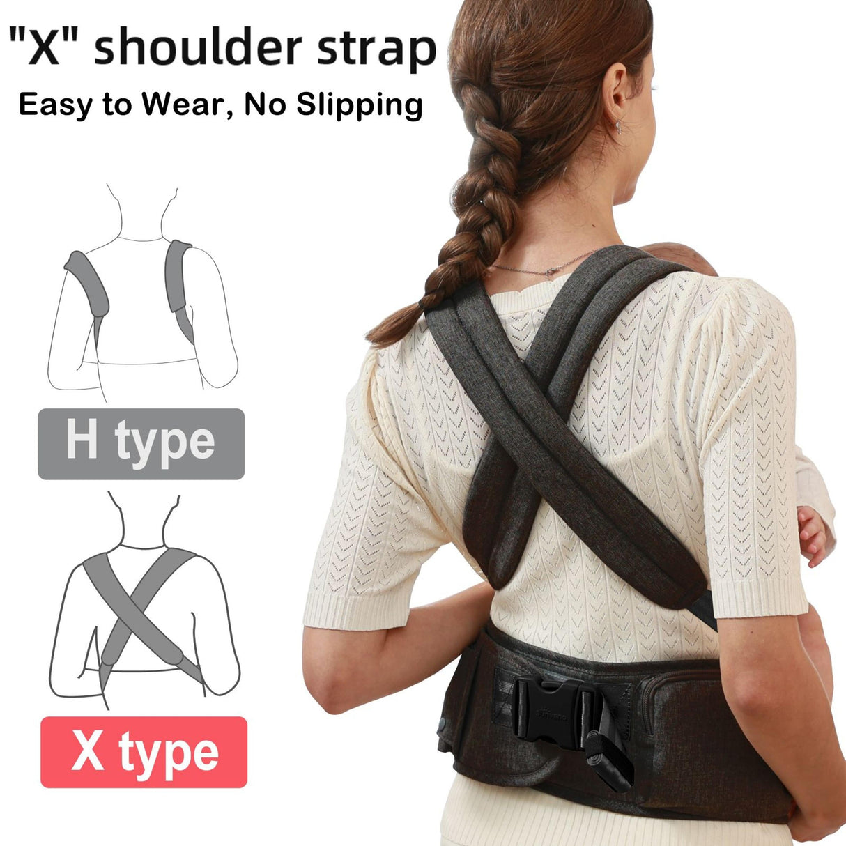 Ergonomic Baby Carrier 3-in-1