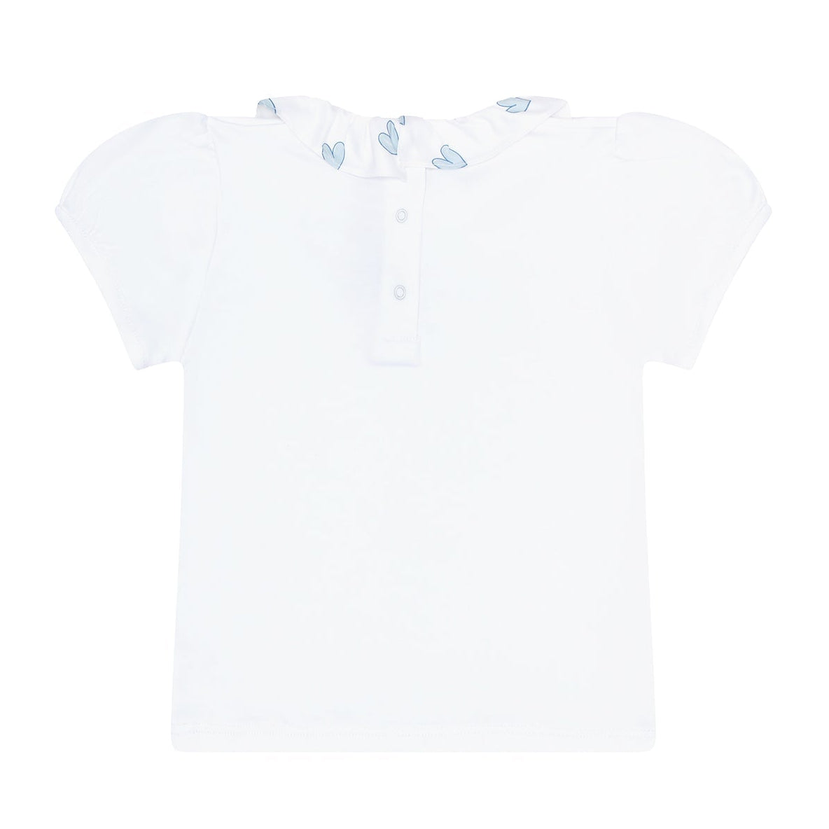 Blue Heart Print Tee