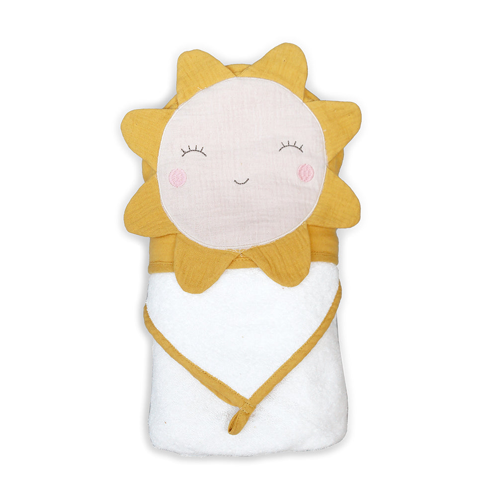 Petit Sun Towel and Washcloth Set - HoneyBug