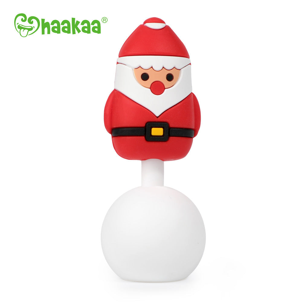 Haakaa Winter Holiday Silicone Breast Pump Stopper Gift Set 4 PK (Limited Edition) - HoneyBug