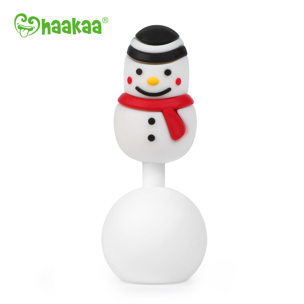 Haakaa Winter Holiday Silicone Breast Pump Stopper Gift Set 4 PK (Limited Edition) - HoneyBug