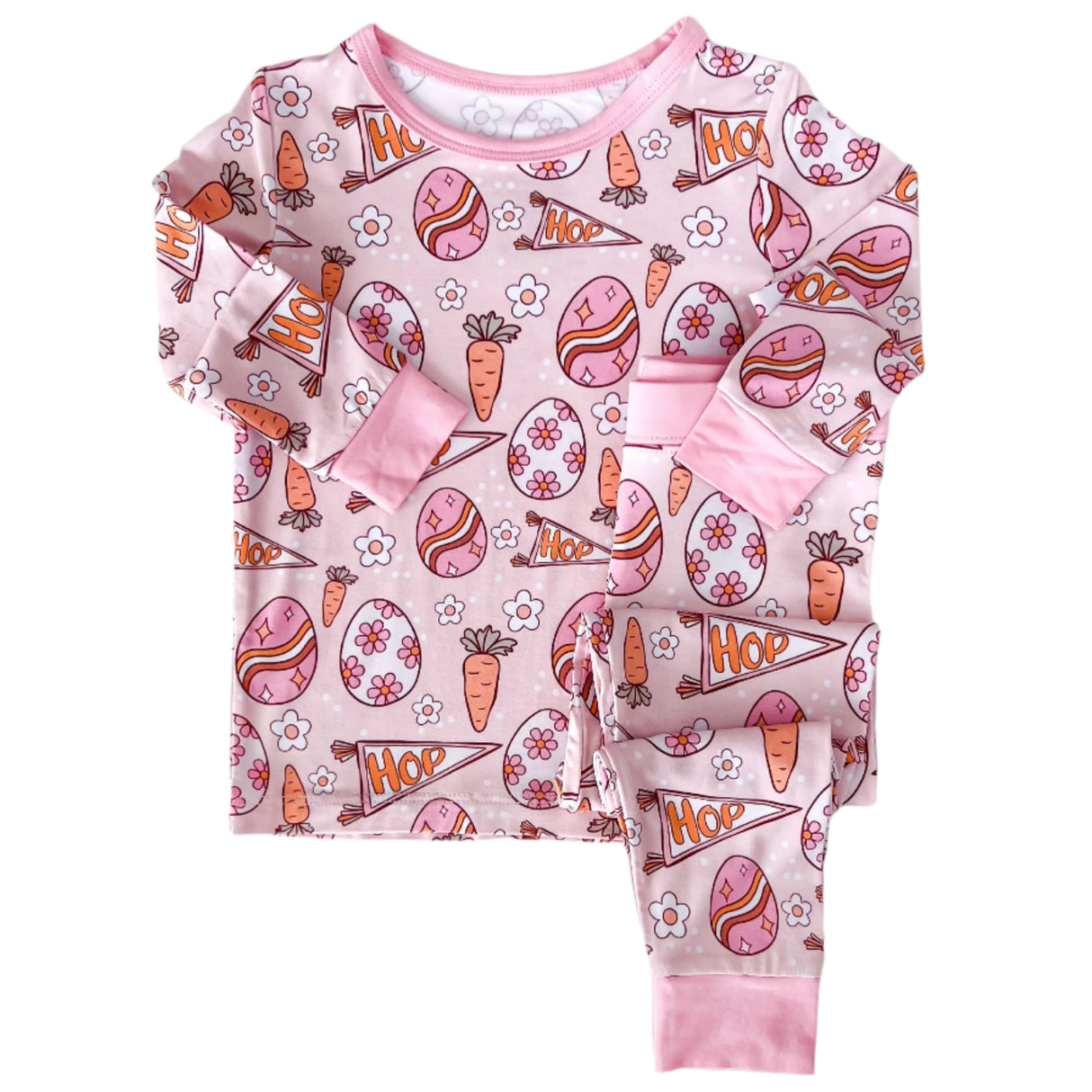 Bamboo Two Piece Set | Easter Hop - HoneyBug