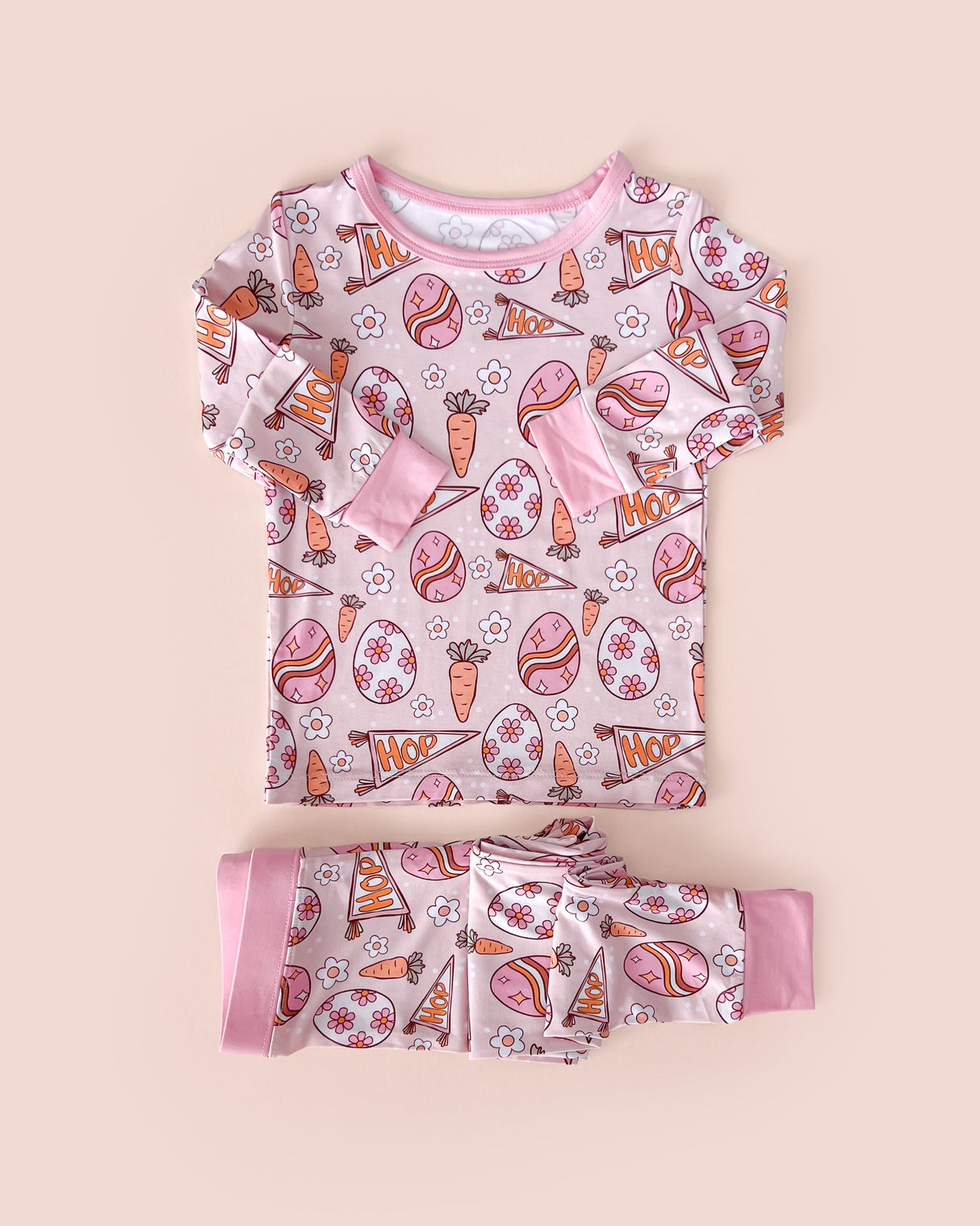 Bamboo Two Piece Set | Easter Hop - HoneyBug