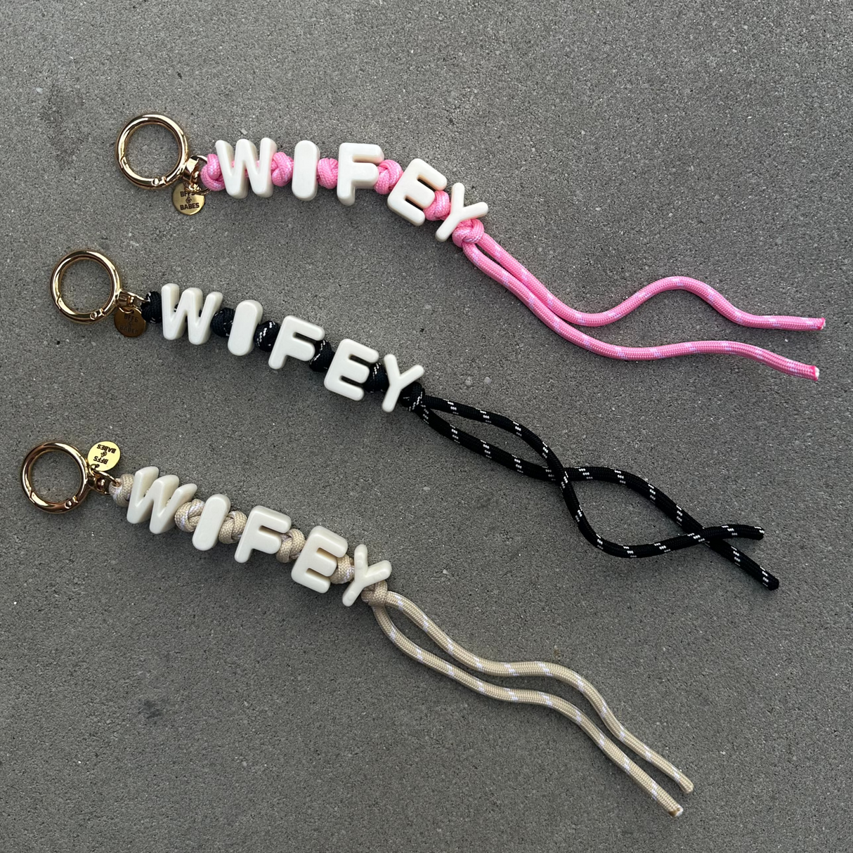 WIFEY ♡ bag charm